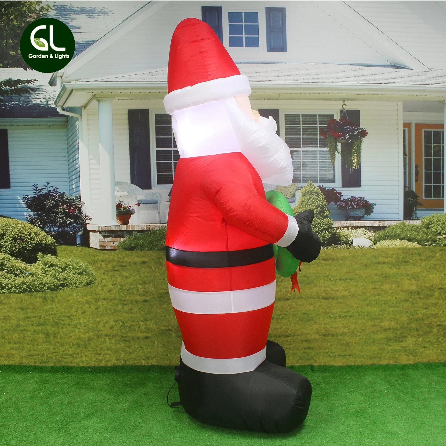Wholesales inflatable santa claus balloon outdoor Christmas for party decoration