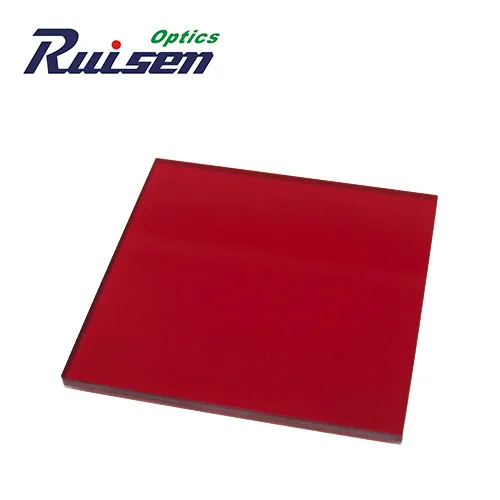 Красный оптический стеклянный фильтр