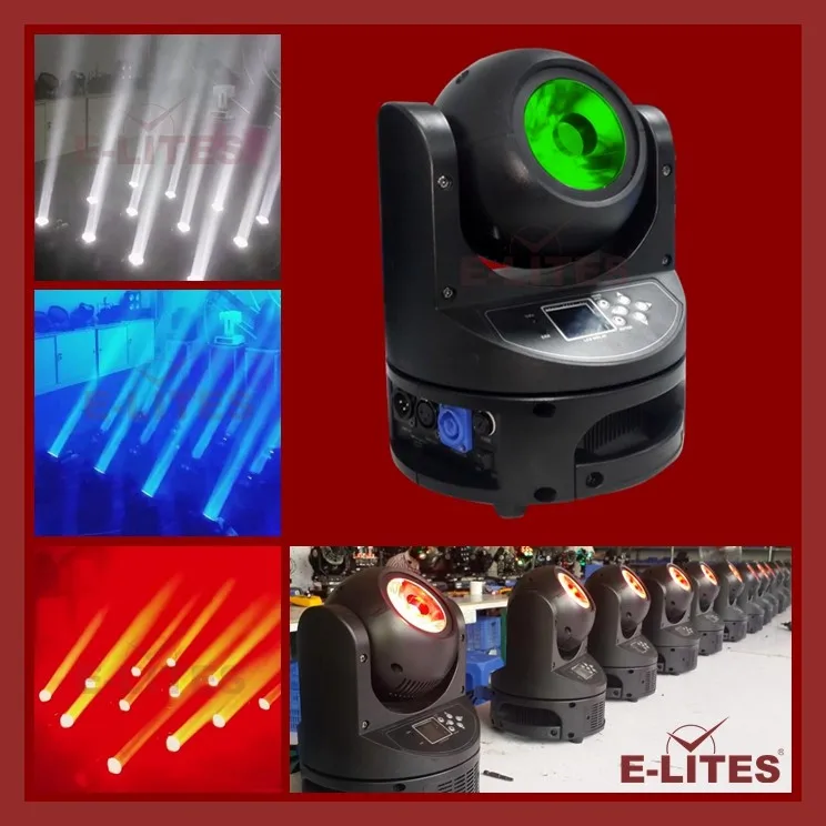 led 60w mobile head pan tilt head mini beam light for disco