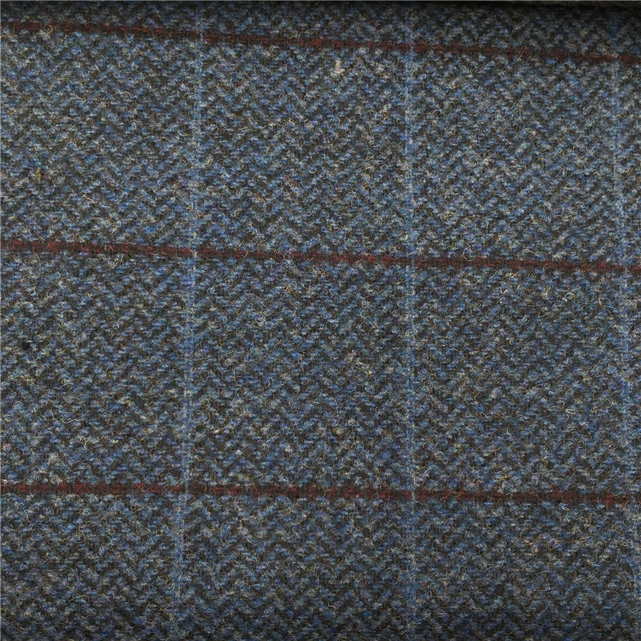 Осеннее и зимнее мужское шерстяное пальто шерстяное костюмной ткани нового типа с узором «елочка» Пальтовая ткань.