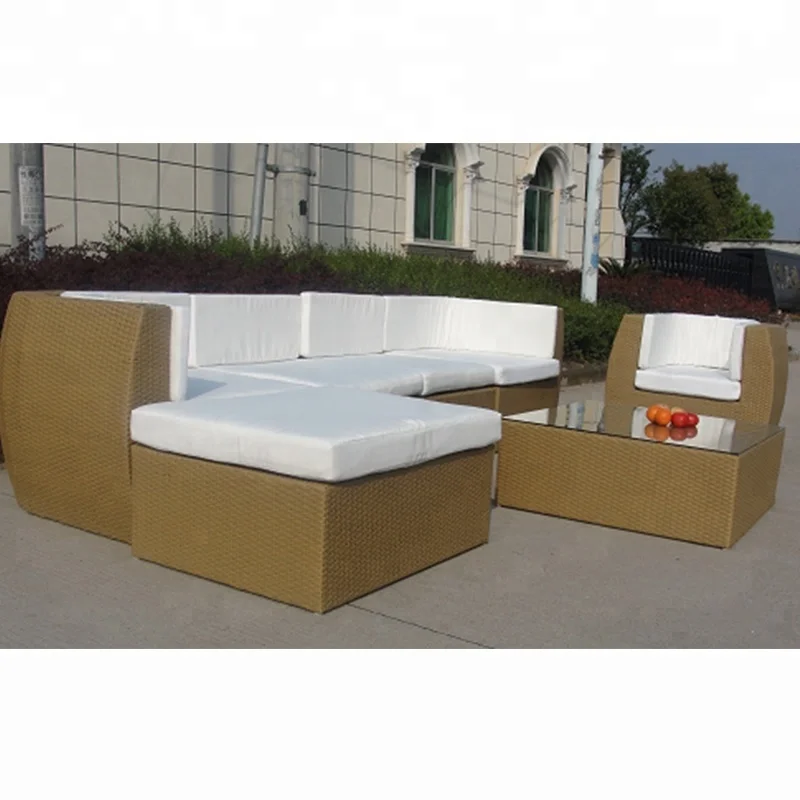 outdoor PE rattan wicker furniture garden sofa patio furniture