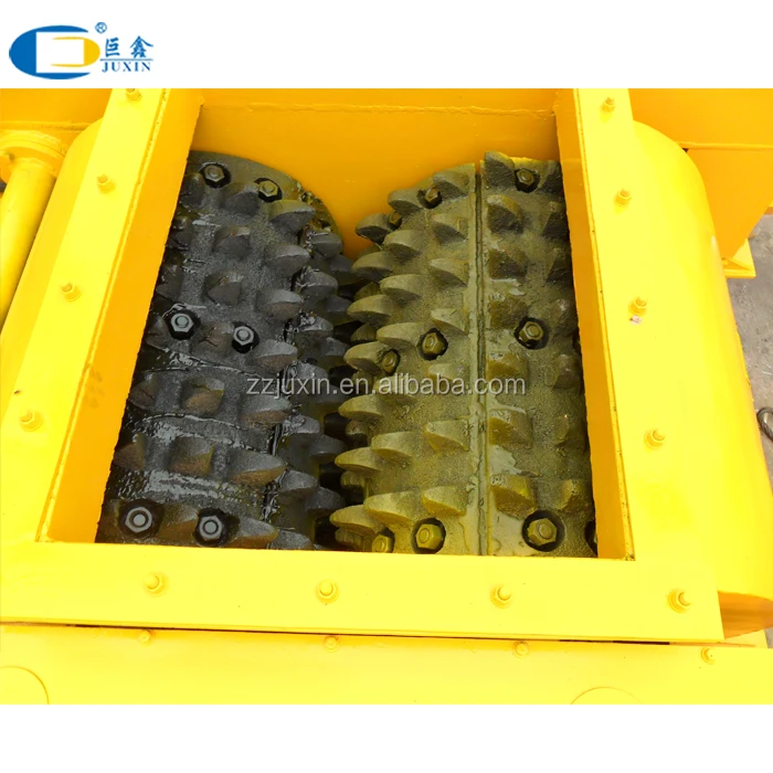 Двухзубчатая роликовая дробилка с двумя