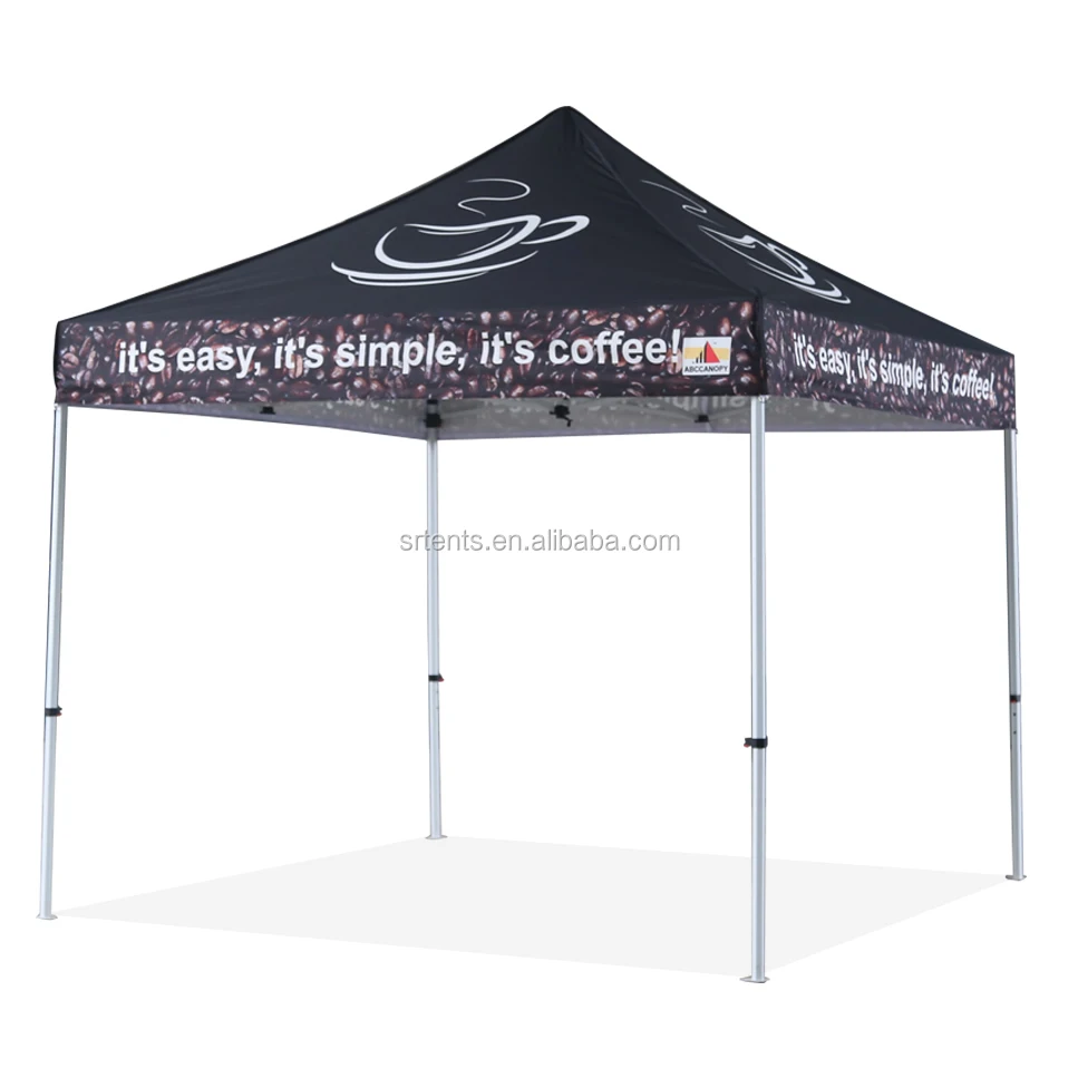 
Hex aluminum frame pop up canopy screen printing folding tent gazebo 3x3m 