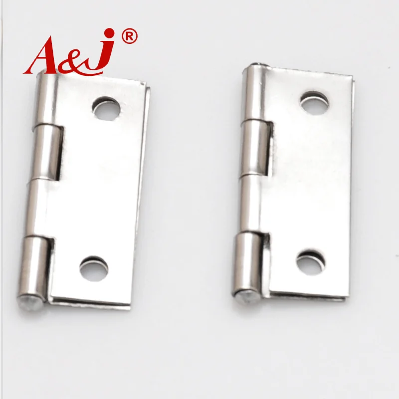 Mini design softly 1.5 inch 2 inch 3 inch stainless steel metal small door hinges