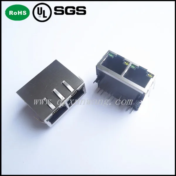 Разъем RJ45 с трансформаторным фильтром 8 светодио дный позиций штекер LED опционально