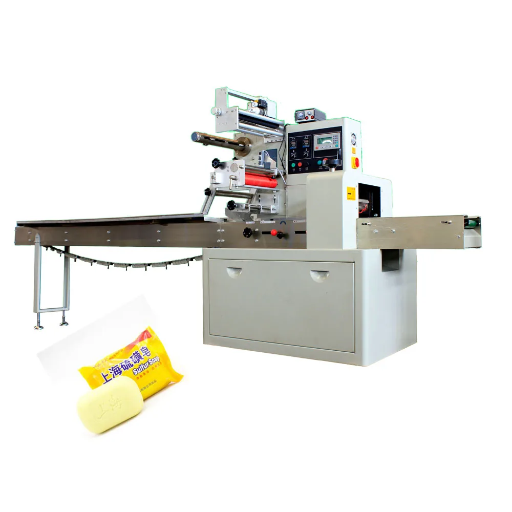cheap and fine full-automatic soap flow packaging and wrapping machine equipment