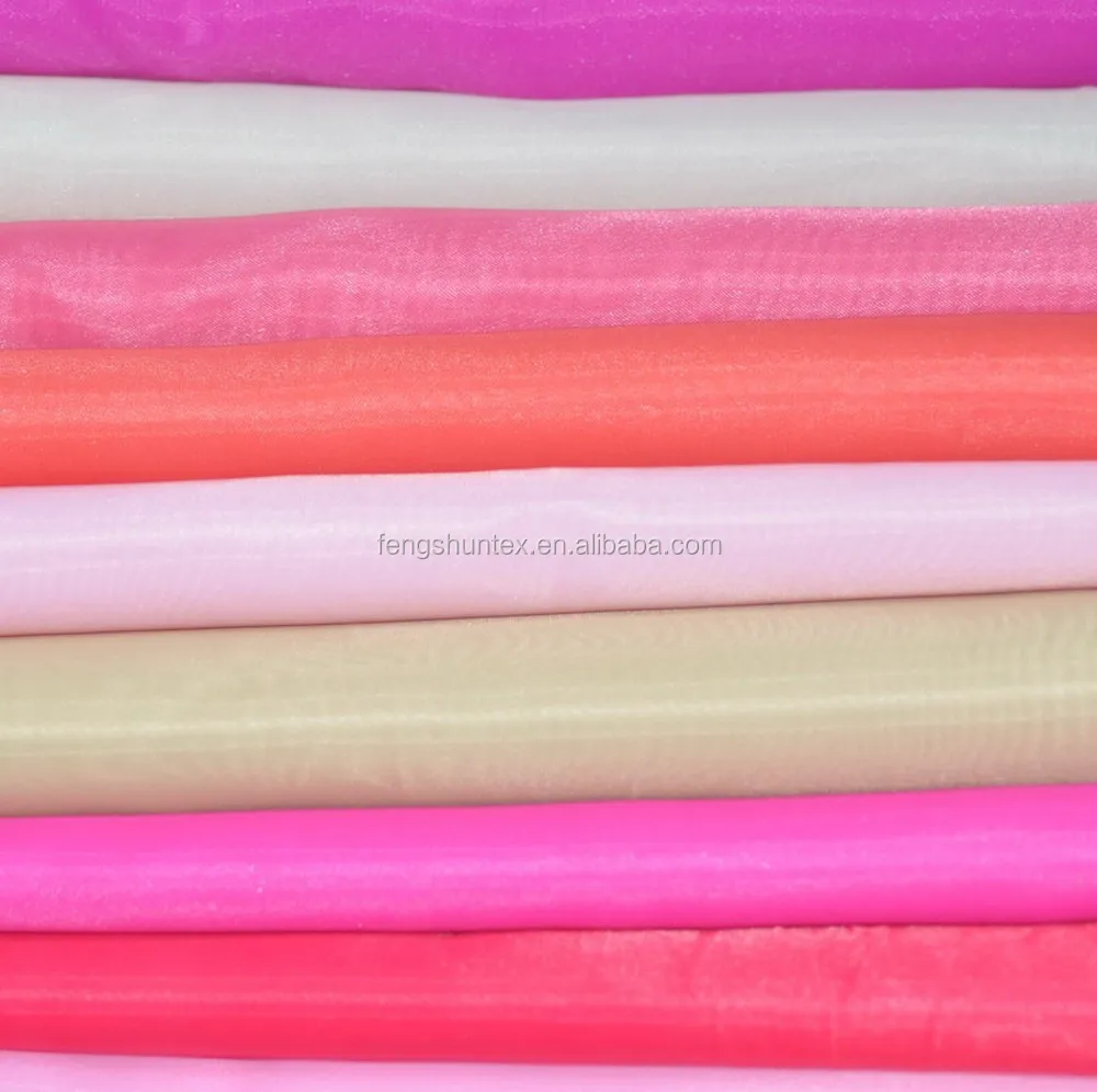 100% Nylon Material organza fabric