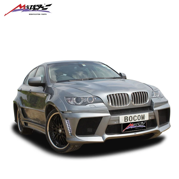Madly High class quality fiberglass body kit for BMW X6 X6m kit car body kits
