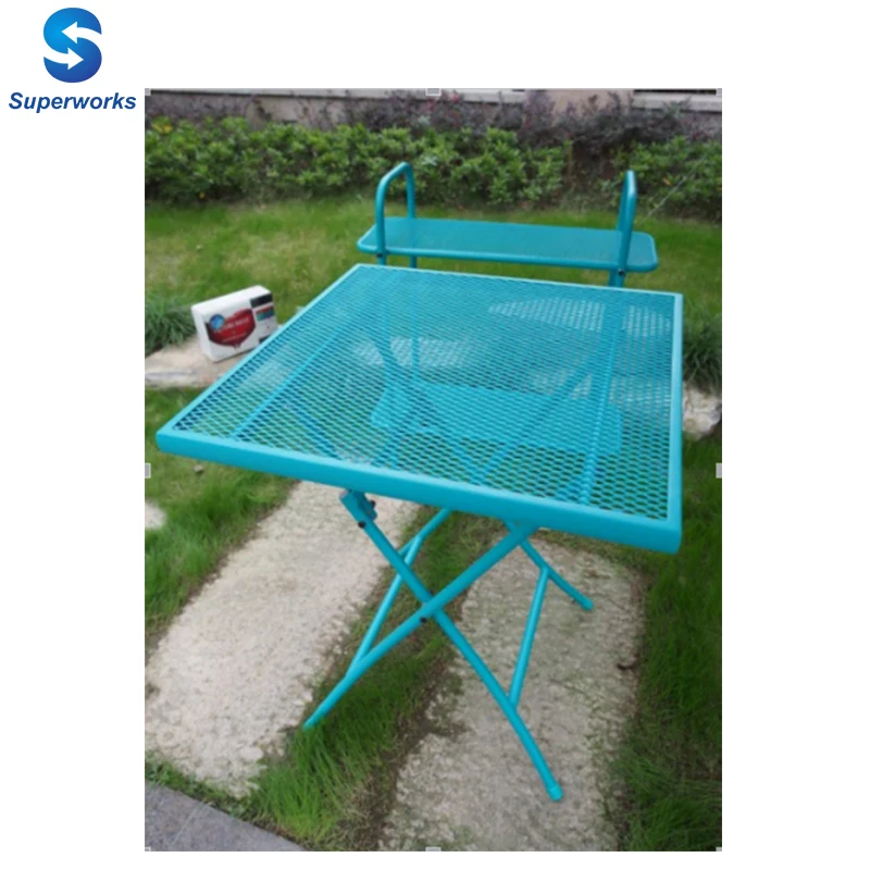 Metal round corner coffee table