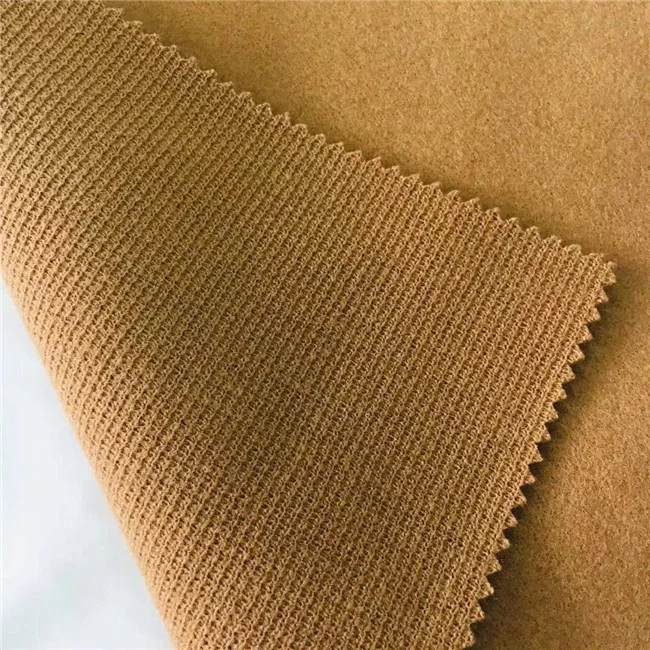 
Stock cashmere wool fabric 1meter polyester spandex fabric for cashmere sweater 