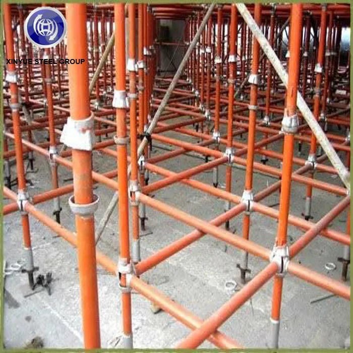 Building  construction usage scaffolding