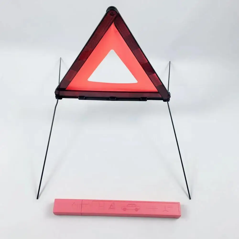 ECE R27 Certified safety reflector warning triangle, flashing emergency triangle