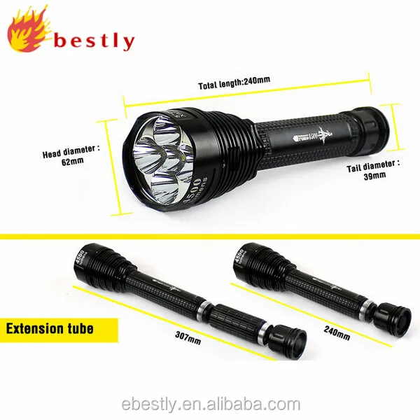 Модный дизайнерский светодиодный фонарик/мощный фонарик T6 перезаряжаемый