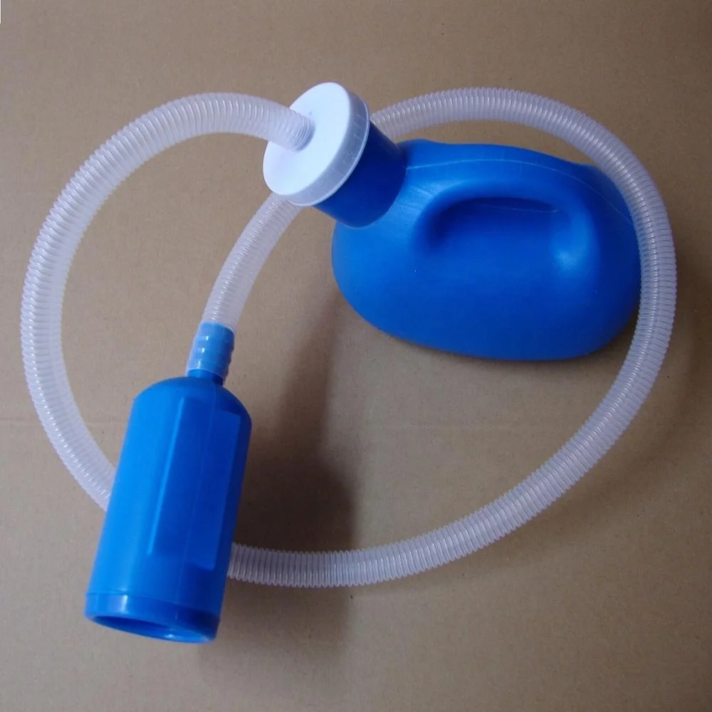 Горизонтальная пластиковая бутылка для медицинского писсуара