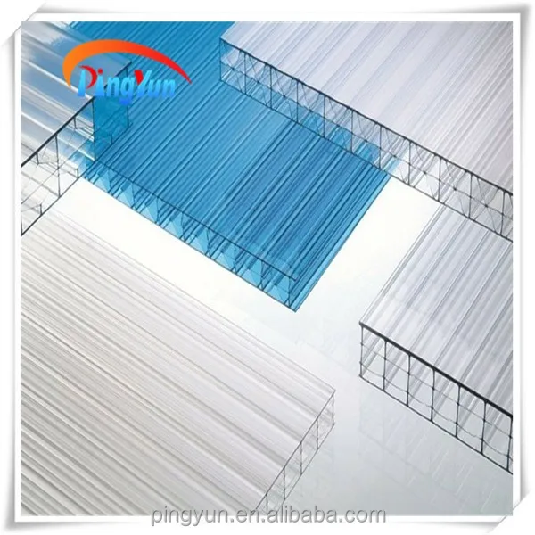 
Double Layer PC Hollow Sheet/three layers polycarbonate shees/polycarbonate roofing sheet 