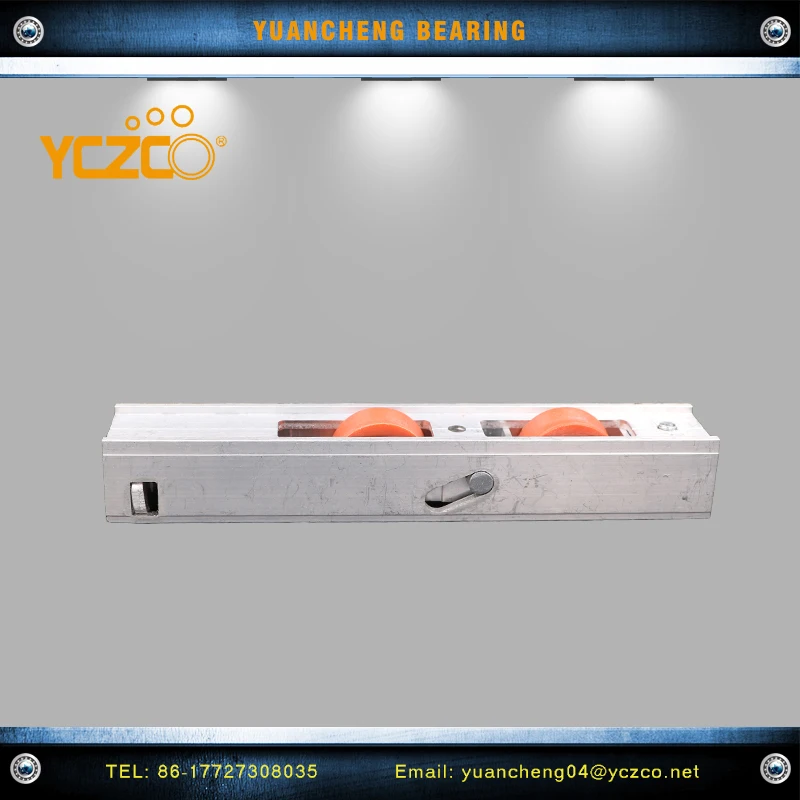 YCZCO Adjustable double wheels roller with aluminium housing for sliding gate