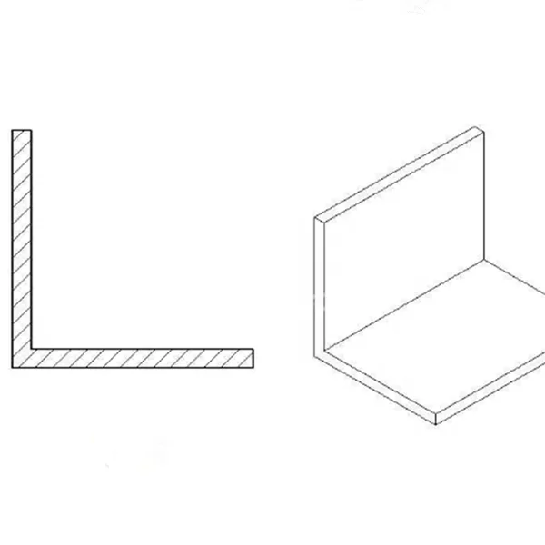 Angle Shape 6063 T5 Alloy Aluminium Extrusion Anodized Aluminum