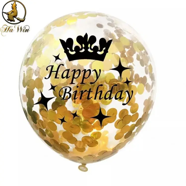 Top grade birthday party supplies custom logo promotion round shaped china wholesale 100% latex balloon