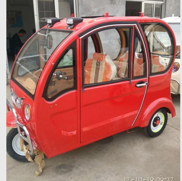 2 doors electric tricycle/Cabin Cargo Tricycle/enclosed series electric tricycle