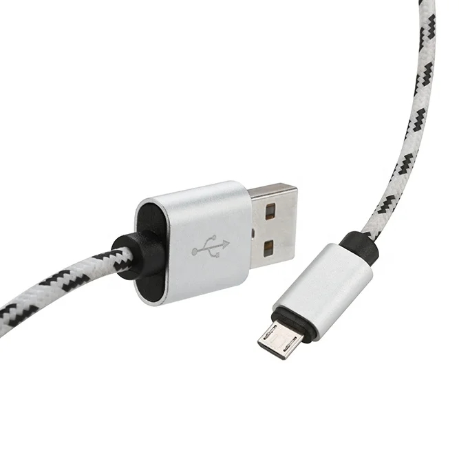 Wistar Mobile phone micro/type c usb data charging braided cable for android mobile phone computer
