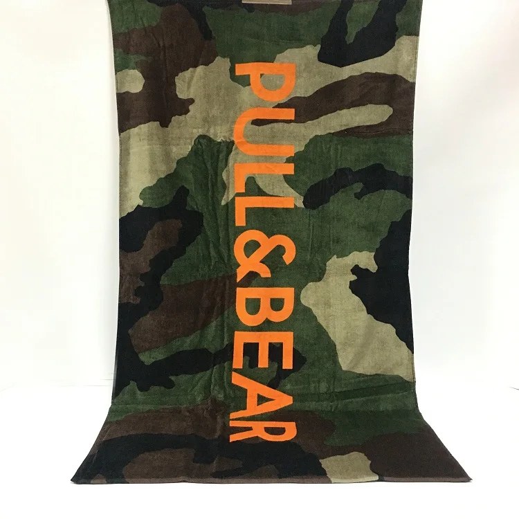 Недорогое махровое пляжное полотенце из микрофибры китайского производства