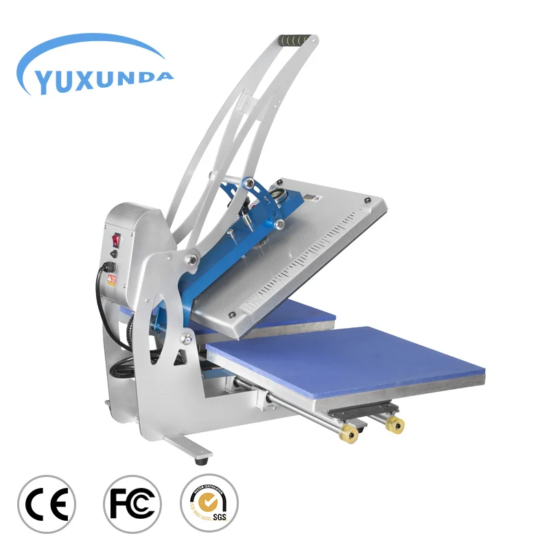 
Yuxunda double location heat press machine for t shirt printing manual flat heat press machine cheap for sale 