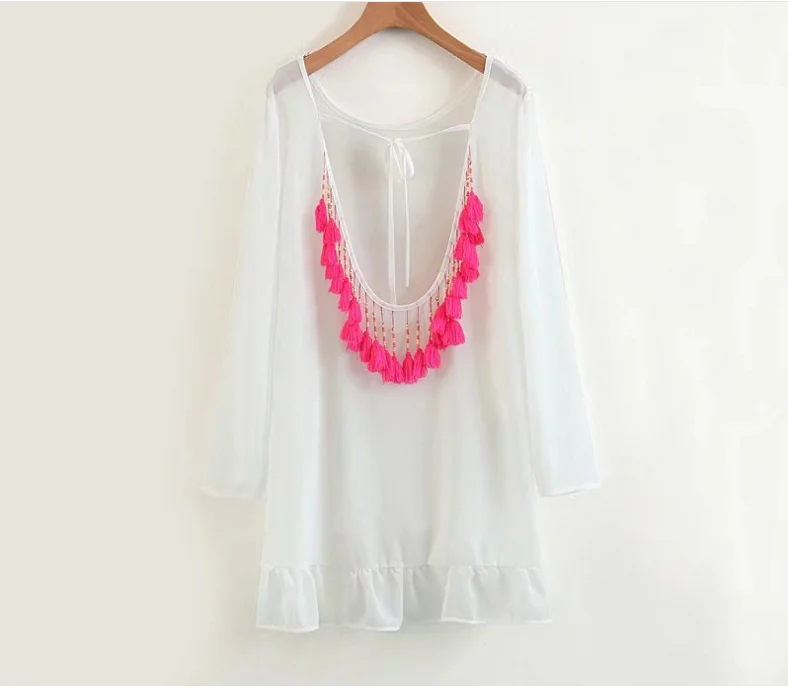 Short Sleeves Beach Cover Ups Summer Swimwear/Cover Up Beach Dress