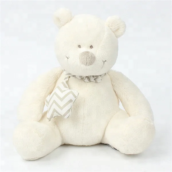 Handmade Adorable Baby Teddy Bear Plush Toy With Scarf Wholesale Custom Cute Kids Toy Sleeping Stuffed Animal Soft Plush Bear
