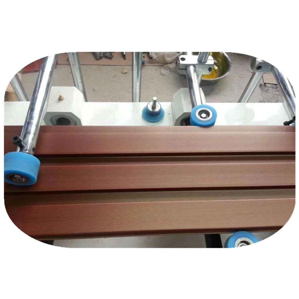 
PUR300 PUR Hot Melt Glue Wood Veneer Profile Wrapping Machine 