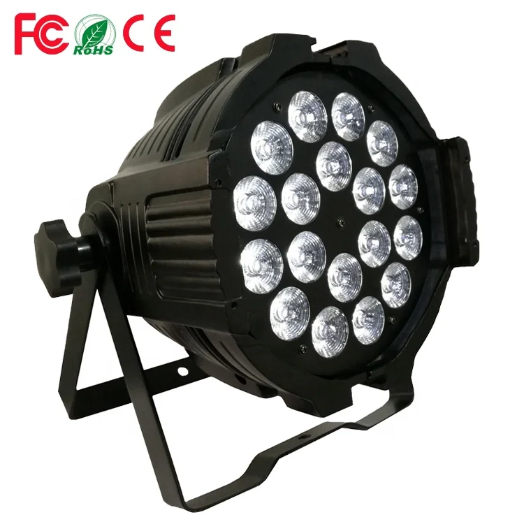 18pcs 15Watt 18x15W 18*15W 18W 12W 18x15Watt Pro Stage DMX Tough Par64 Profile Spotlight 18x12 RGBWA 5IN1 LED Par Light