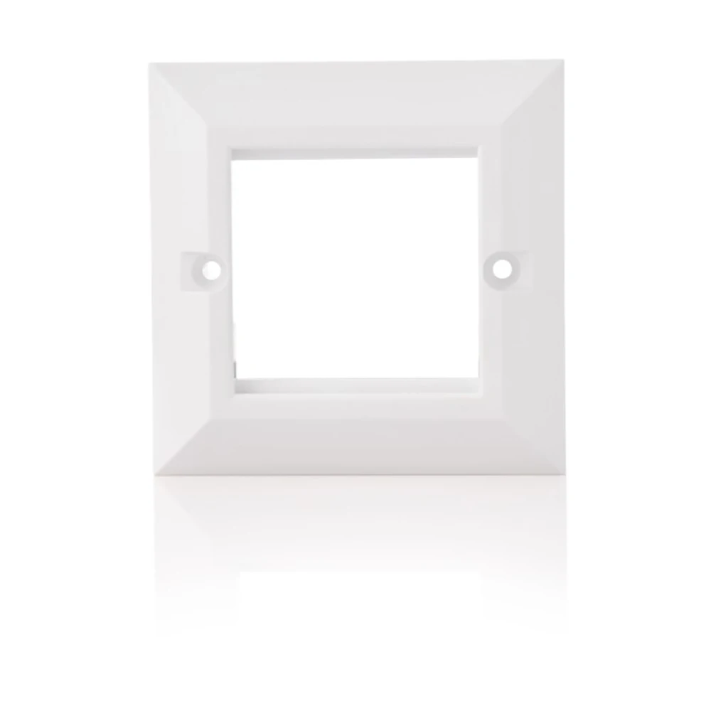 UK Type 2 Port Square Network Module Rj45 Rj11 Fiber Optic Faceplate Jbfp25-2--b-faceplate Rj45 UK Face Plate 86x86mm CN;ZHE