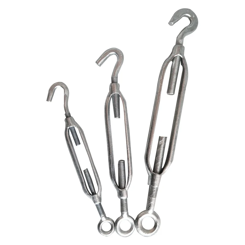 
Galvanized Turnbuckles Eye-Hook open body hook Stainless steel open body turnbuckle eye and hook 