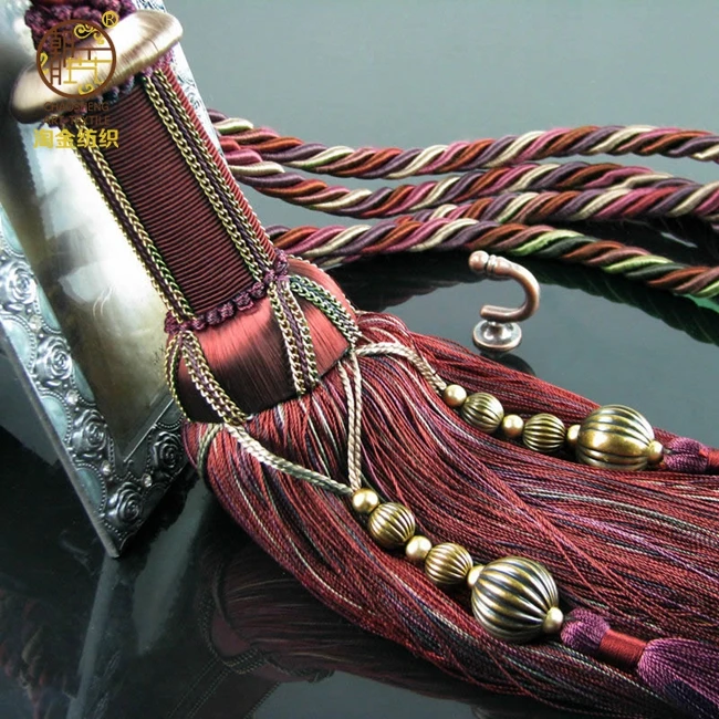 
High Quality Handmade Curtain Tassel Tiebacks 