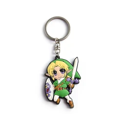 Factory Price Soft PVC Rubber Custom Key chain 2D 3D Cute Anime Silicone KeyChain