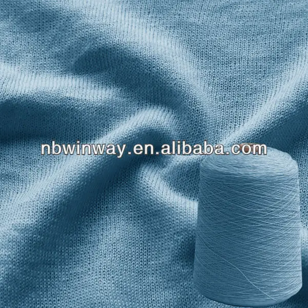 Linen cotton yarn//blendded yarn//dyed linen and cotton