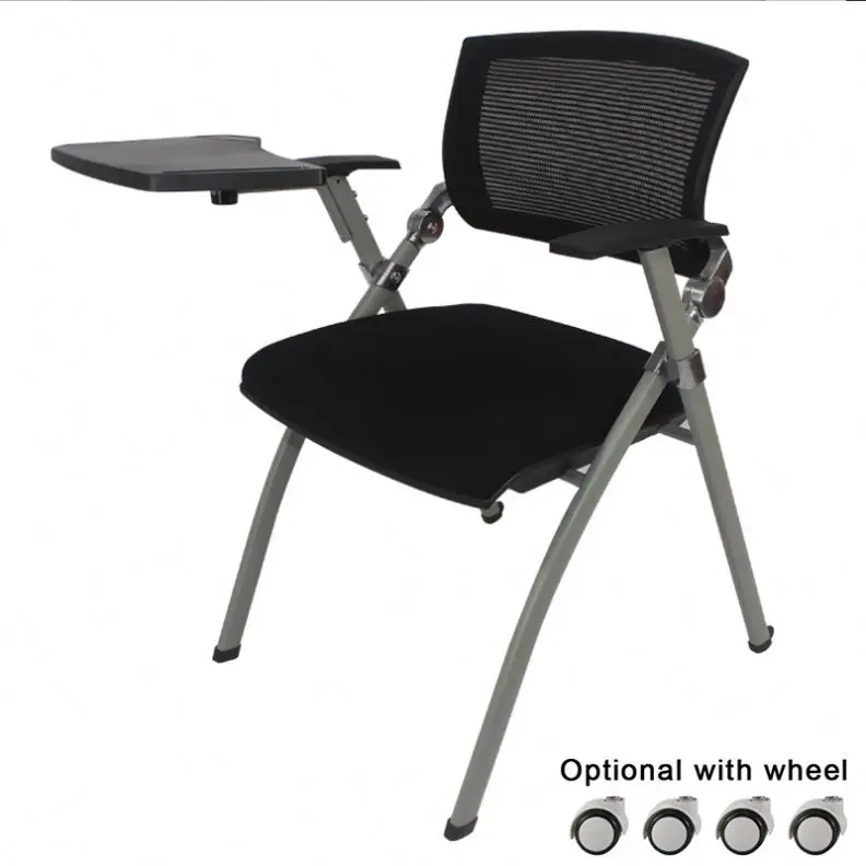  Китайский поставщик Штабелируемый стул для студентов с блокнотом письма