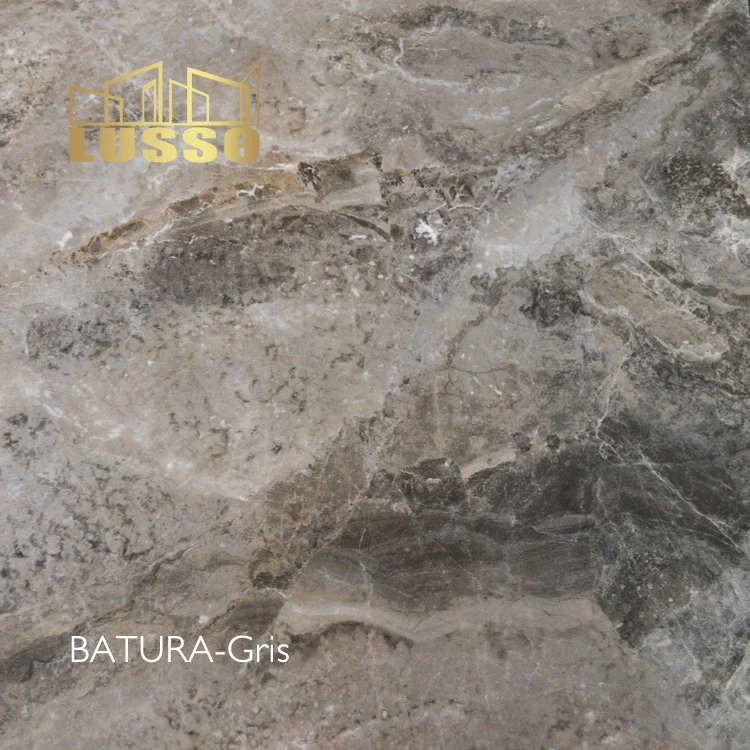 
LUSSO ceramic Hot sale 23x23 grey color heat insulation diamond glazed polished porcelain tiles for hotel floor 
