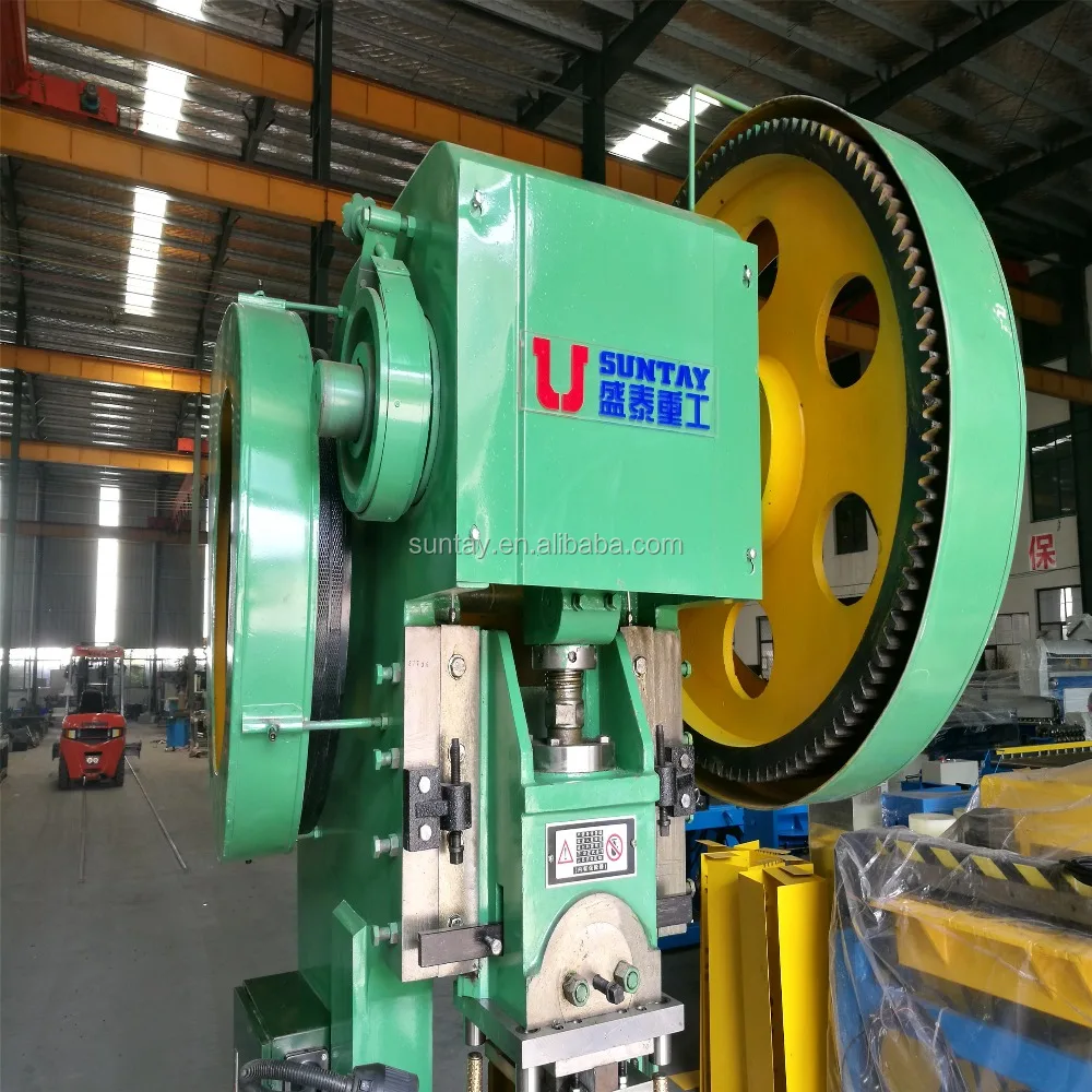 punching machine making TDF flange corner with dies