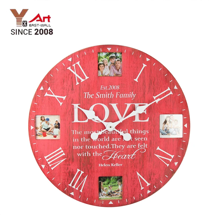 Nice Quality Direct Factory Price Vintage Style Antique Wooden Pendulum Wall Clock