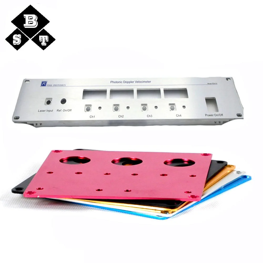 CNC Amplifier Front Panel, Aluminum Face Plate,Aluminum Front Panel