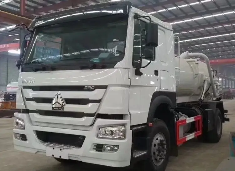 
Factory Price Sinotruk Howo 11000liters Vacuum Sewage Suction Tanker Truck 