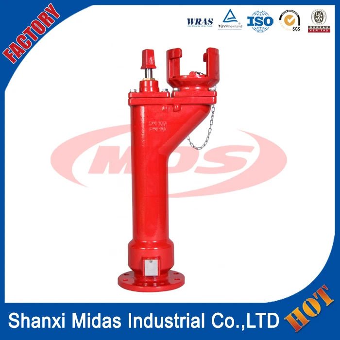 BS750 ductile cast iron прямым углом 65 мм клапан пожарный гидрант