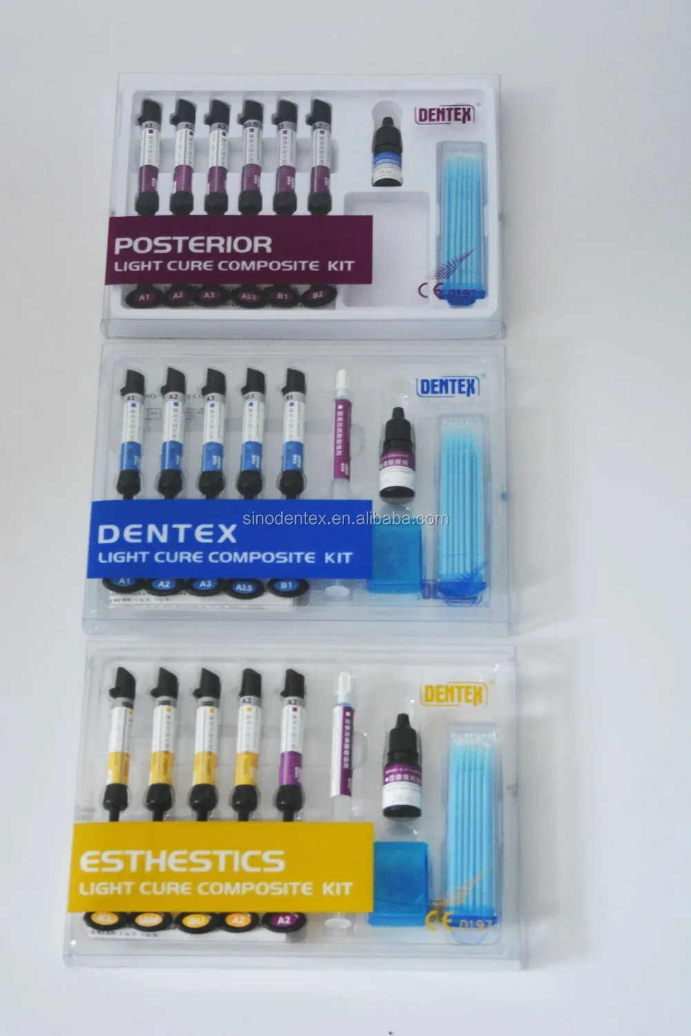 Dental Esthetic composite resin for enamel INC light cure China supplier
