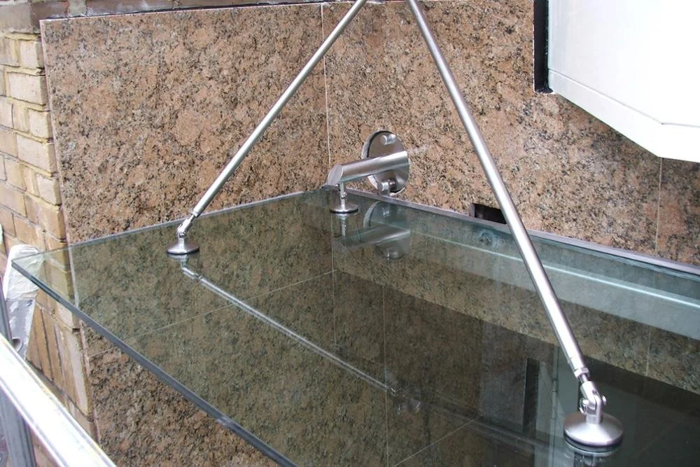Factory Price Glass Panel Stainless Steel Canopy Building Hardware Canopy Awning Holder