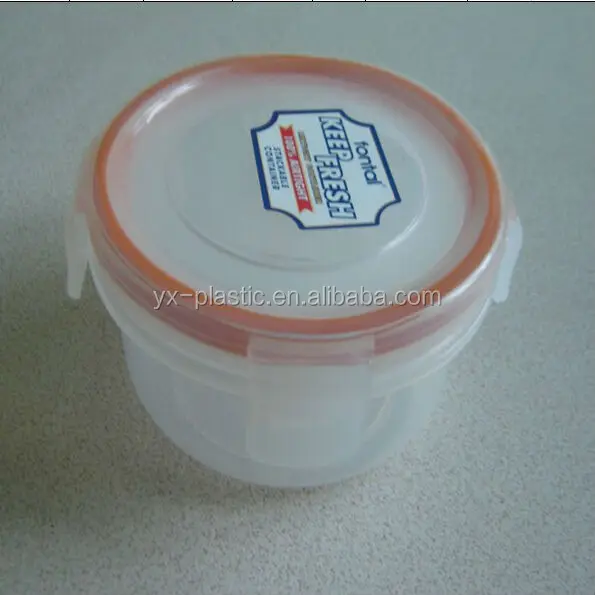 700ml Click Lock seal Plastic food storage Square Air tight food containers
