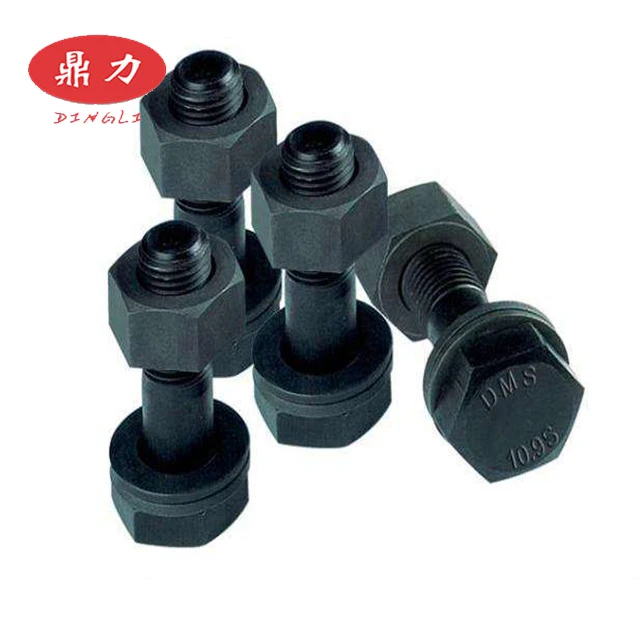 
Высокопрочный стальной конструкционный болт с гайкой класса 12,9 A325 hex hesd 