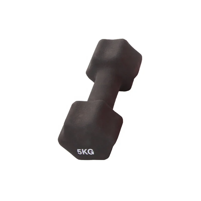 Wholesale Custom Women Gym Training Rubber Coated Hex Weights Dumbbell