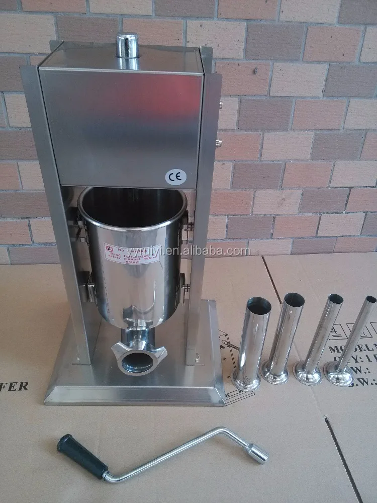 
HAND MANUAL TYPE RESTAURANT STAINLESS STEEL SAUSAGE FILLER MACHINE 