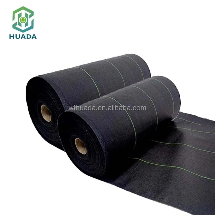 Agriculture Anti-Grass Ground Cover Cloth PP Woven Green Weed Control Mat