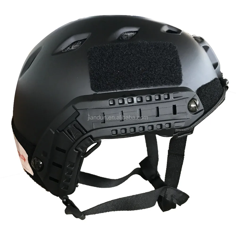 Outdoor Active Paintball War Game Defense Law Enforcement Headgear Head Protect PE Aramid NIJ IIIA 9mm .44 Tactical ABS Helmet